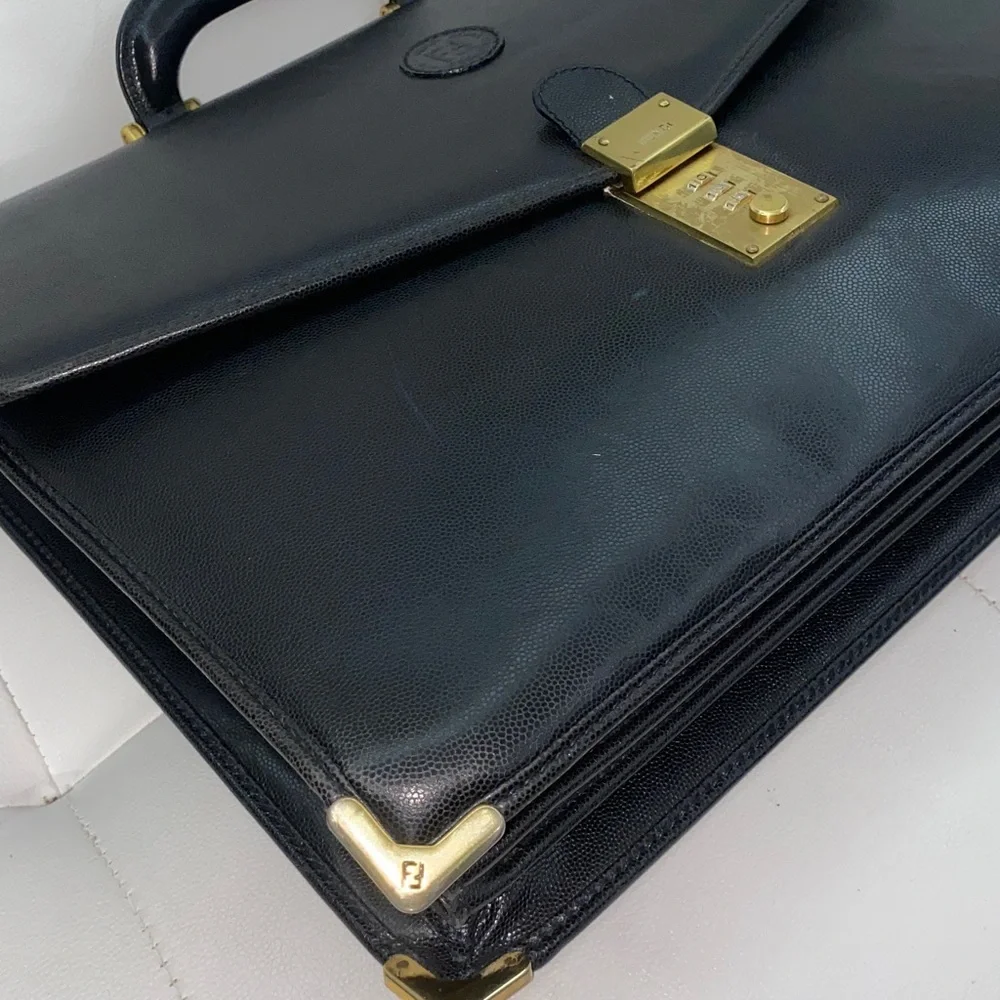 Authentic Rare Vintage FENDI Laptop/Briefcase Business Bag